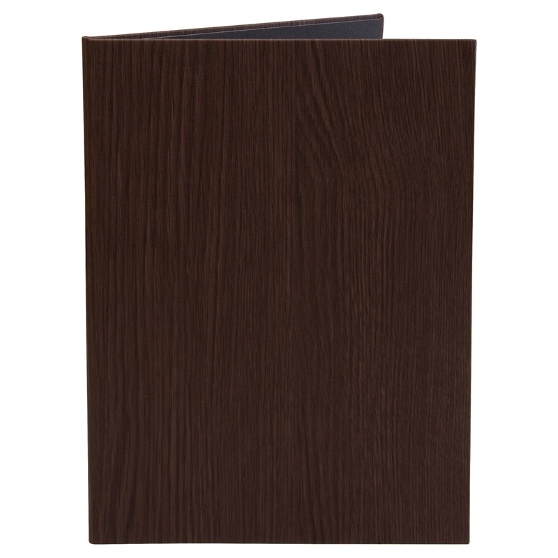 スリップイン台紙(K判 2面-木目(販売単位：1冊）)