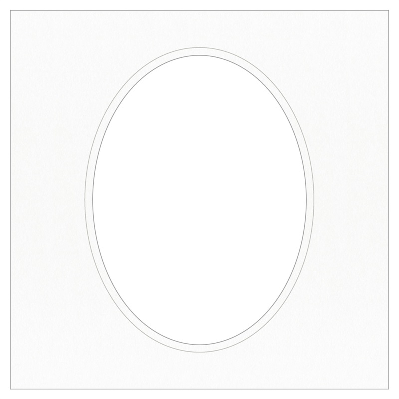 SH中枠 【K判】(Ｋ判 白／楕円-販売単位:1)