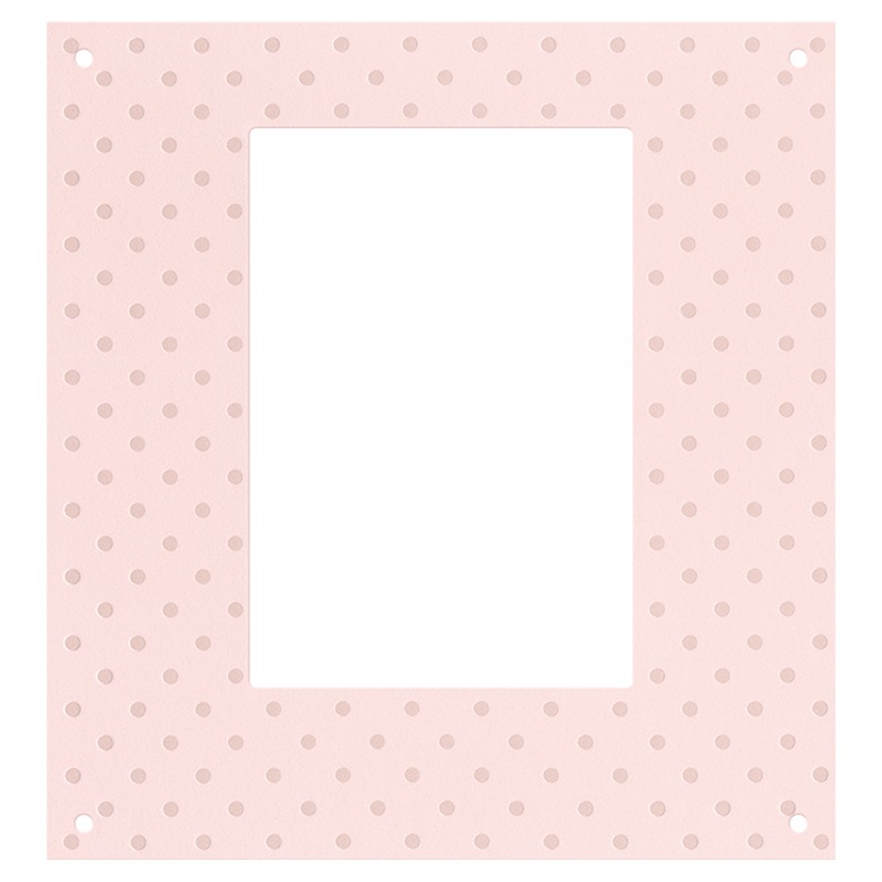 クリアSQ用中枠(クリアSQ用枠ドット ピンク)
