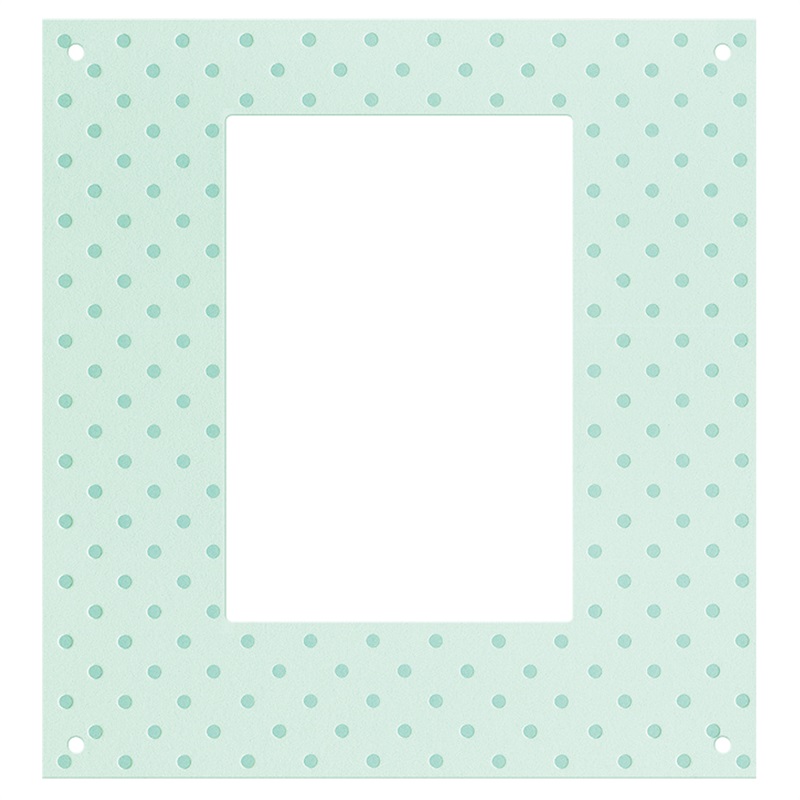 クリアSQ用中枠(クリアSQ用枠ドット ブルー)