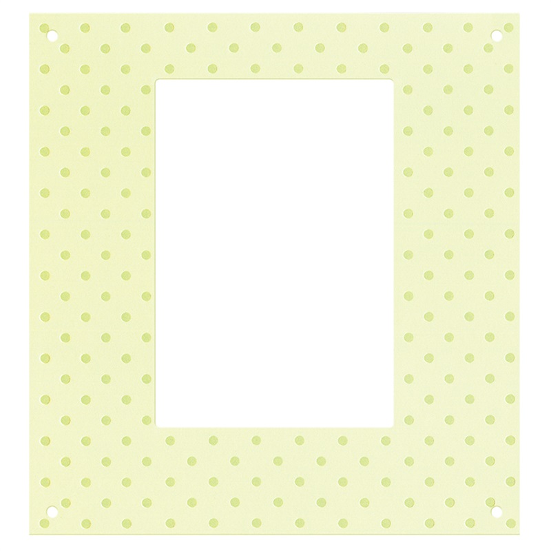 クリアSQ用中枠(クリアSQ用枠ドット グリーン)