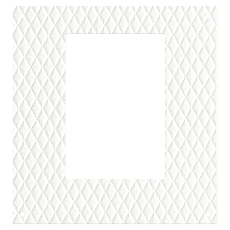 クリアSQ用中枠(クリアSQ用枠テクスチャー ホワイト)