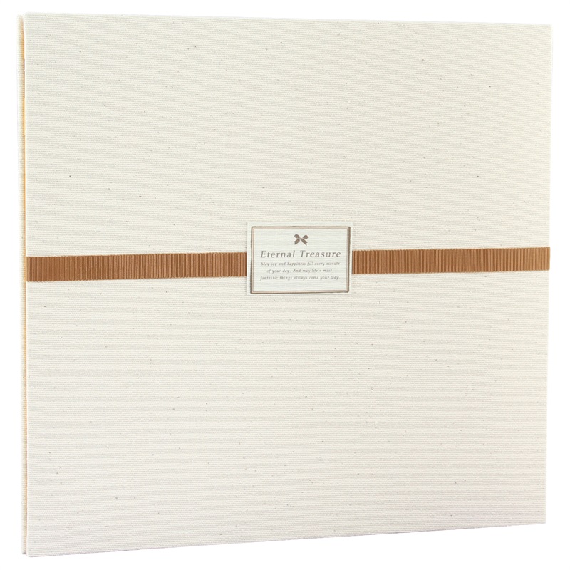 ヒンジアルバム四切(ヒンジ四六兼用／リボン)