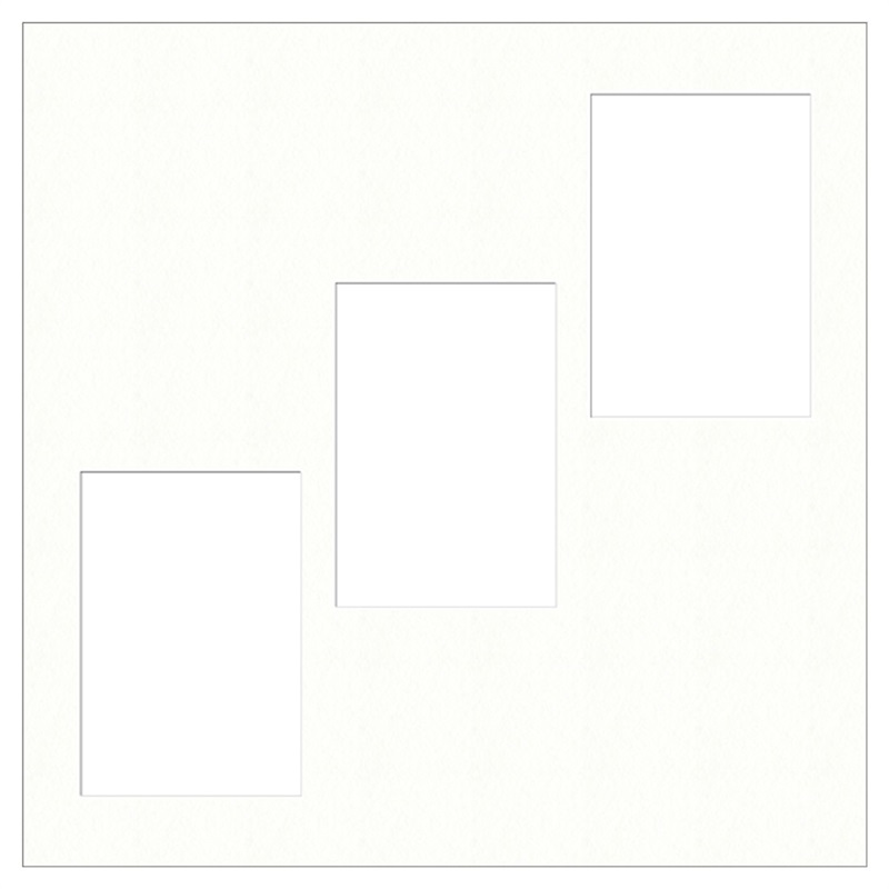 SNSQ中枠【六切】(SNSQ-12-白（販売単位:5）)