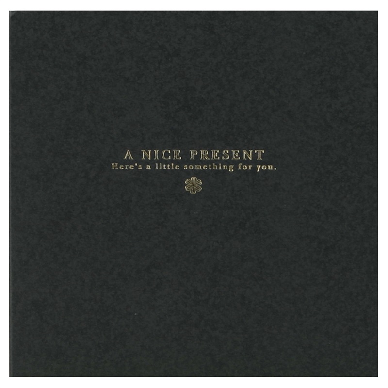 贈／CD台紙(紙台紙/CD1枚 黒-1冊単位)