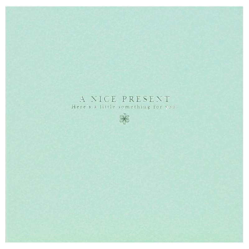 贈／CD台紙(紙台紙/CD1枚 水色-1冊単位)